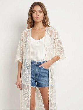 Lace Kimono wrap size XL
